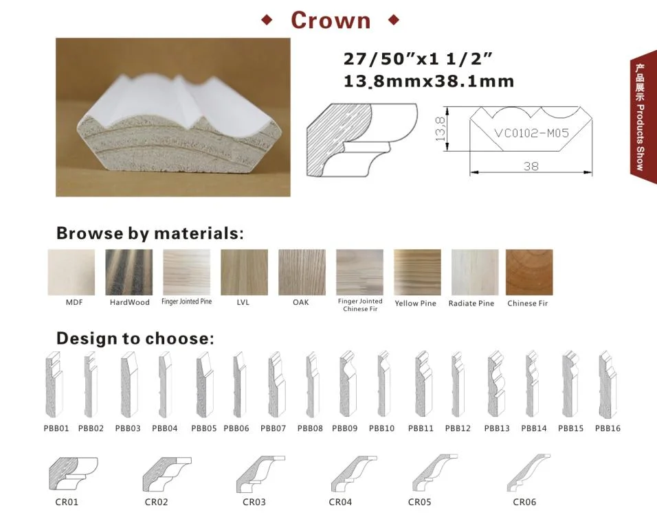 MDF / Wood Primed Pine Wood Mouldings